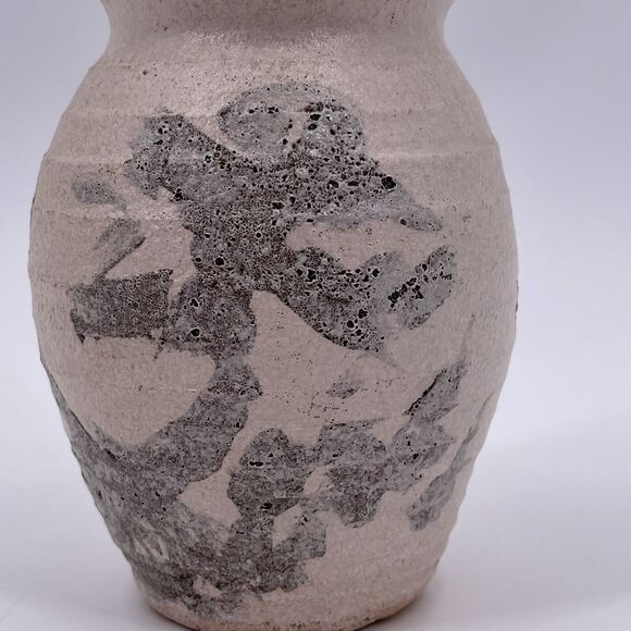 Decorative 6" Ceramic Vase Rough Texture Abstract Design Flower Floral Decor - Picture 9 of 11
